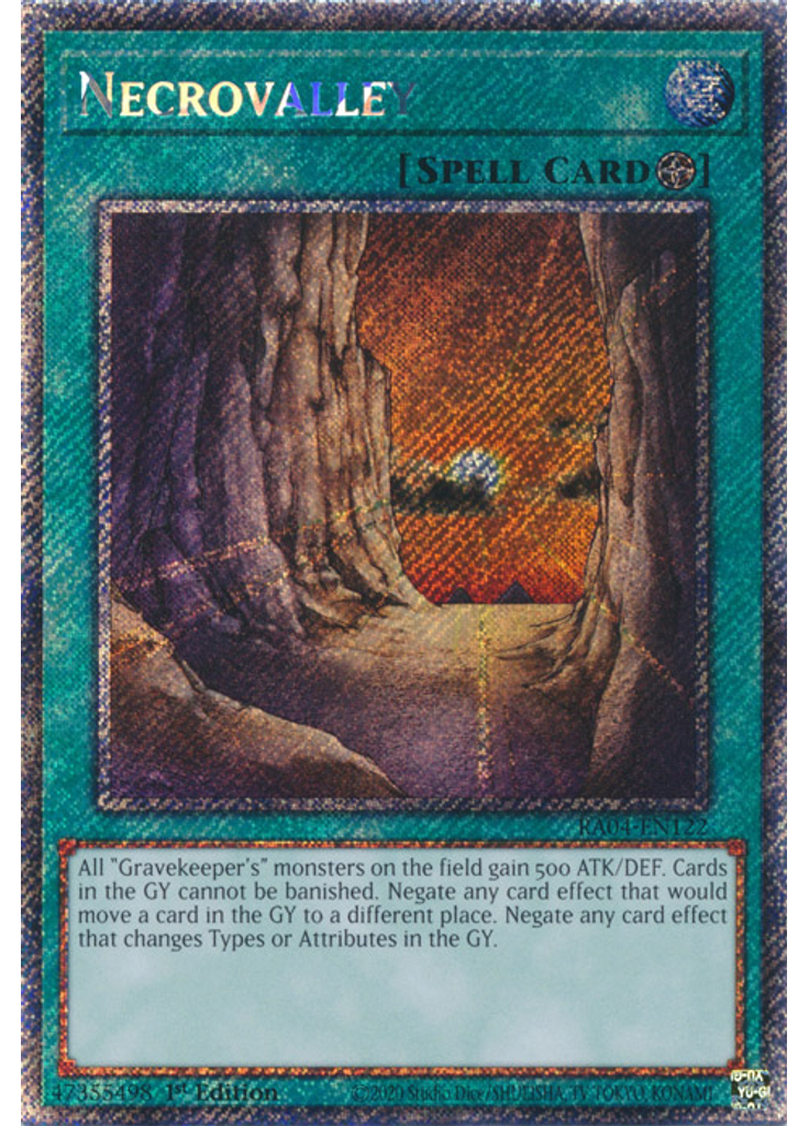 Necrovalley (Platinum Secret Rare 1st Edition)