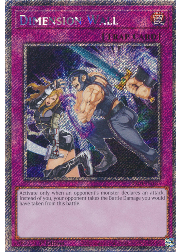 Dimension Wall (Platinum Secret Rare 1st Edition)