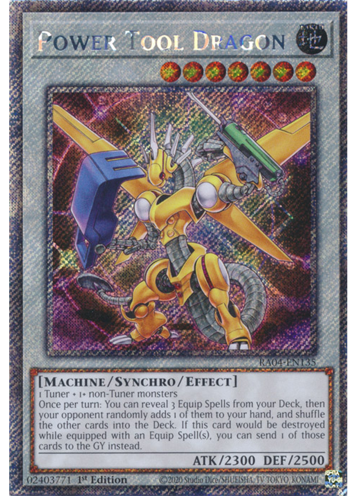 Power Tool Dragon (Platinum Secret Rare 1st Edition)