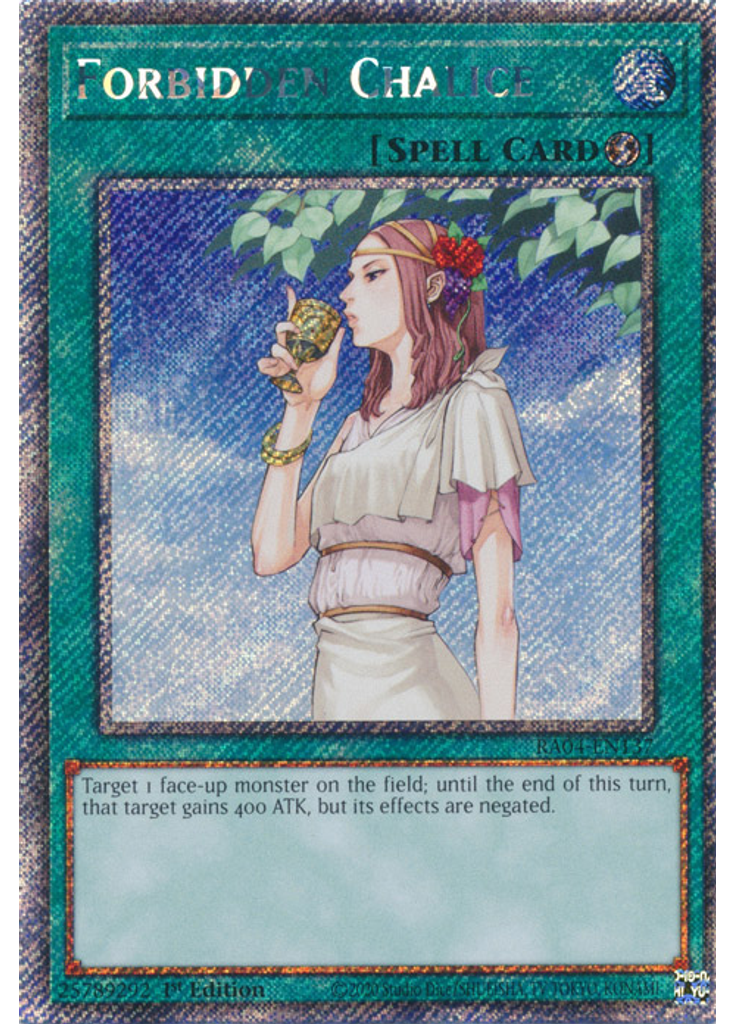 Forbidden Chalice (Platinum Secret Rare 1st Edition)