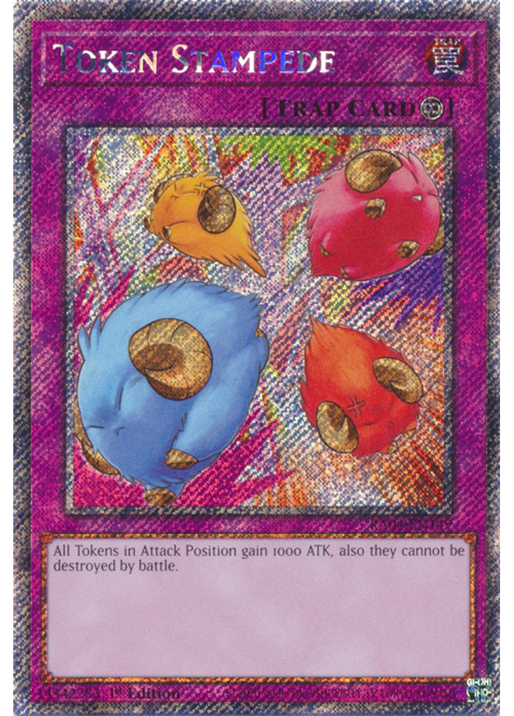 Token Stampede (Platinum Secret Rare 1st Edition)