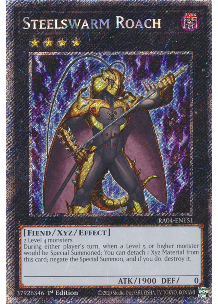 Steelswarm Roach (Platinum Secret Rare 1st Edition)