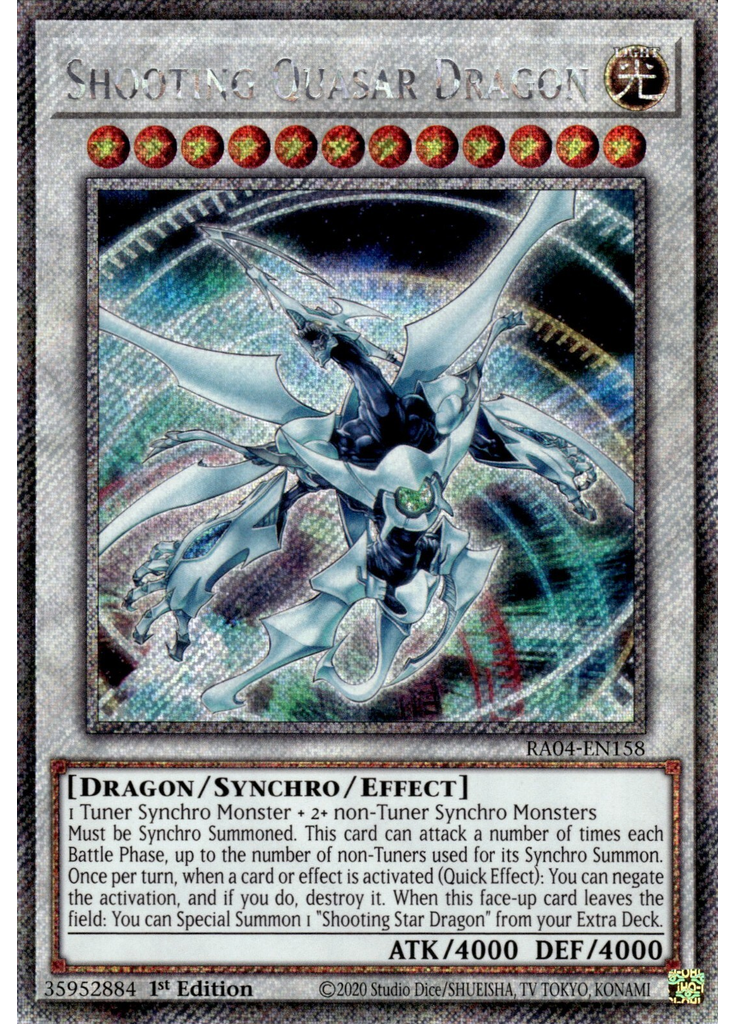 Shooting Quasar Dragon (Platinum Secret Rare 1st Edition)