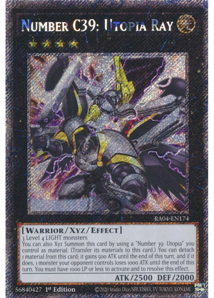 Number C39: Utopia Ray (Platinum Secret Rare 1st Edition)