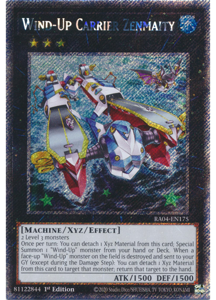 Wind-Up Carrier Zenmaity (Platinum Secret Rare 1st Edition)