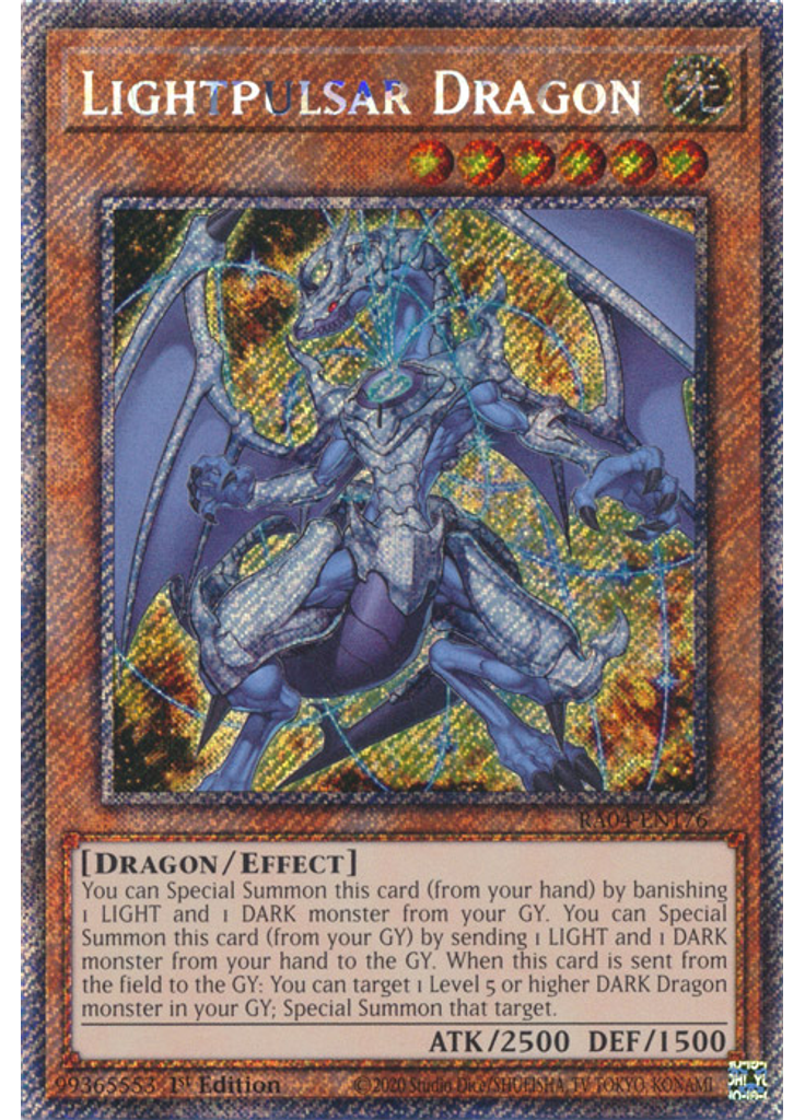 Lightpulsar Dragon (Platinum Secret Rare 1st Edition)