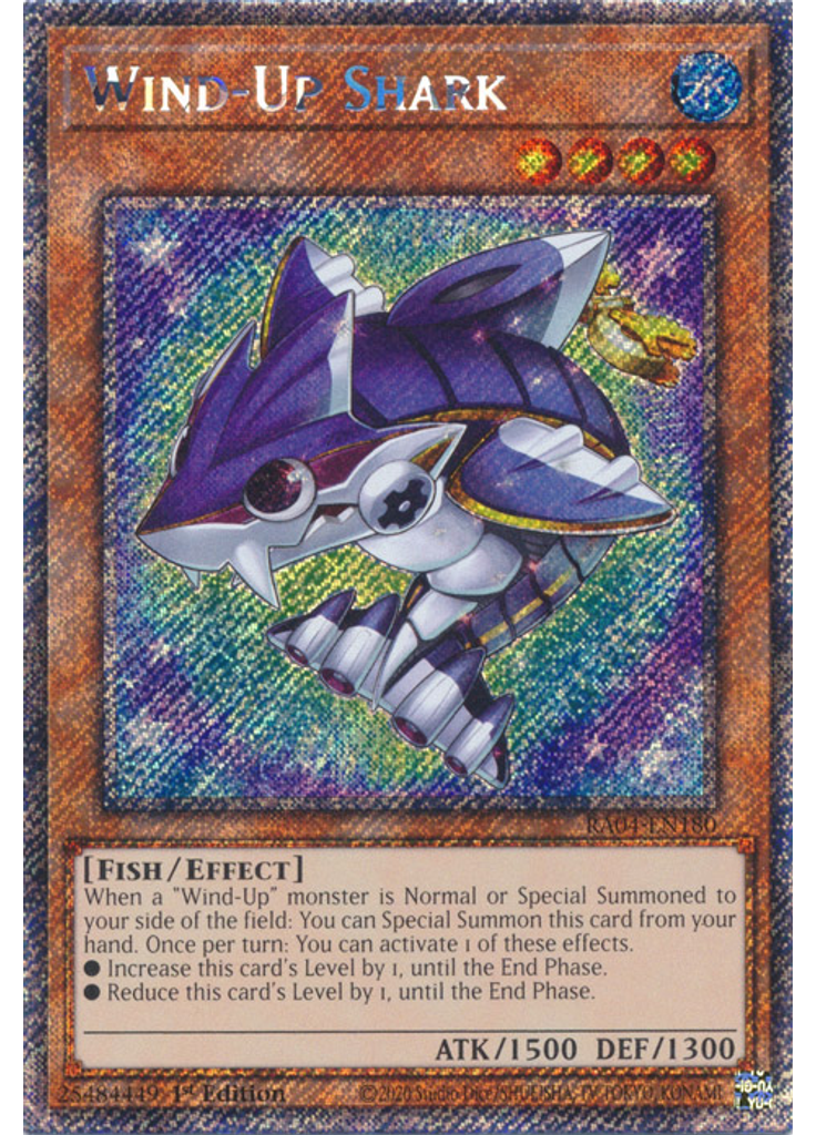 Wind-Up Shark (Platinum Secret Rare 1st Edition)