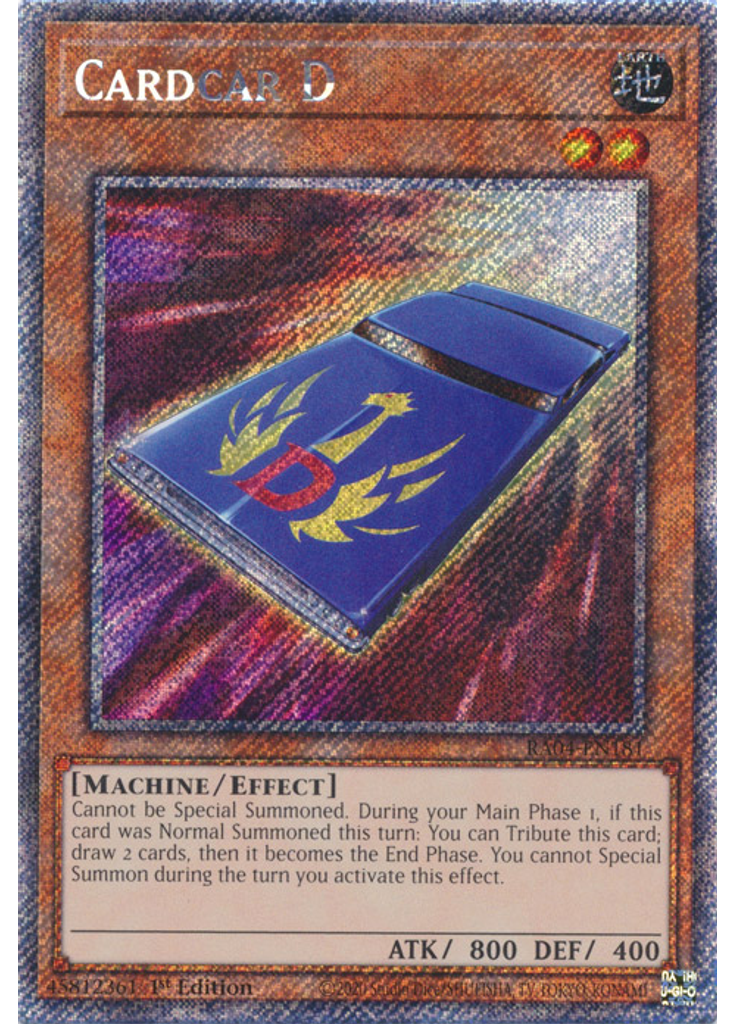Cardcar D (Platinum Secret Rare 1st Edition)