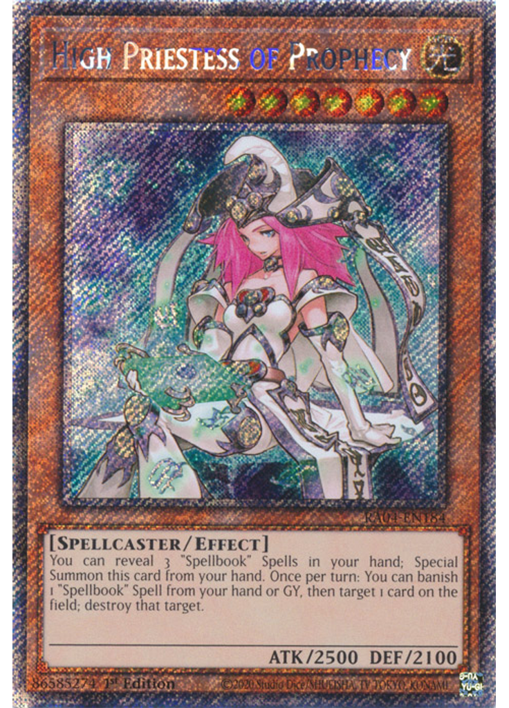 High Priestess of Prophecy (Platinum Secret Rare 1st Edition)