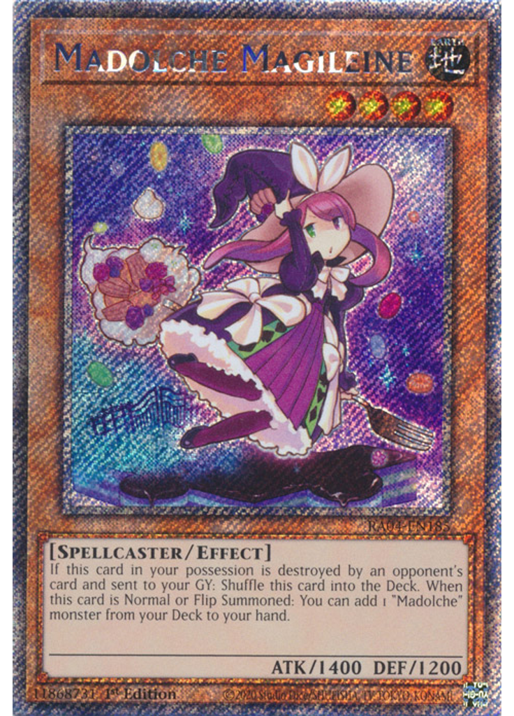 Madolche Magileine (Platinum Secret Rare 1st Edition)