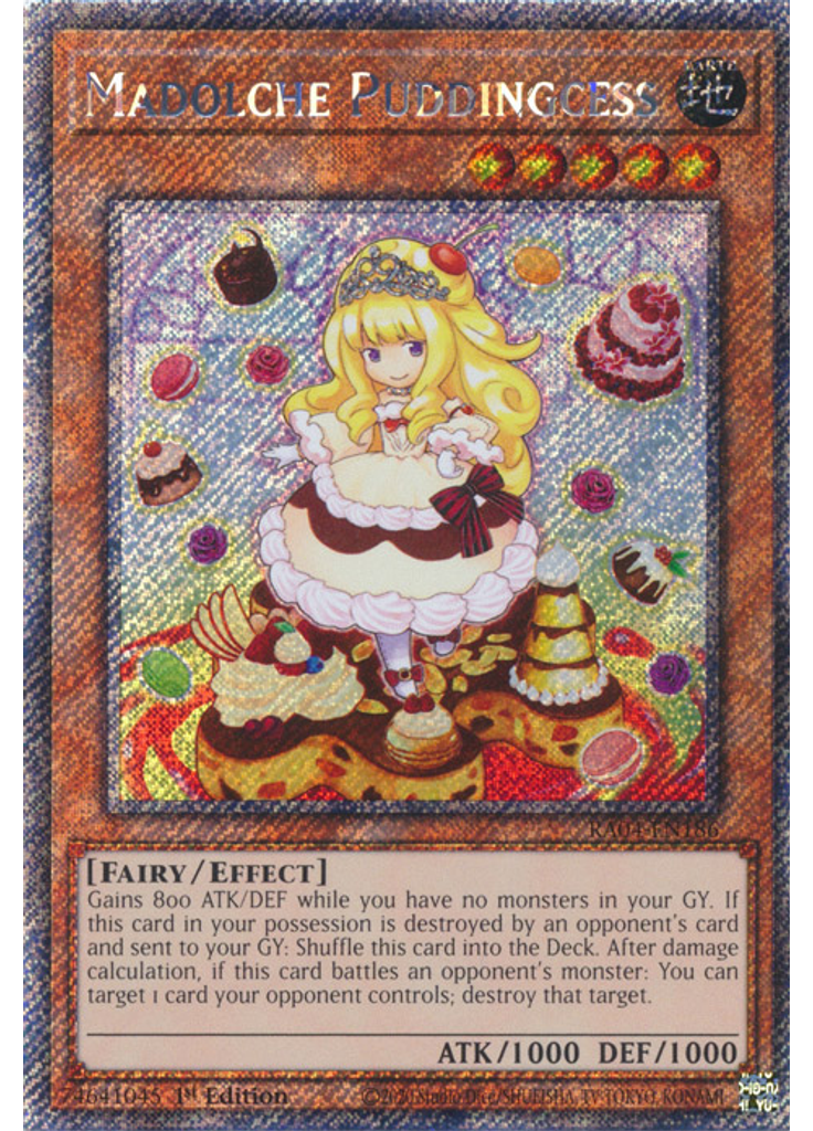 Madolche Puddingcess (Platinum Secret Rare 1st Edition)