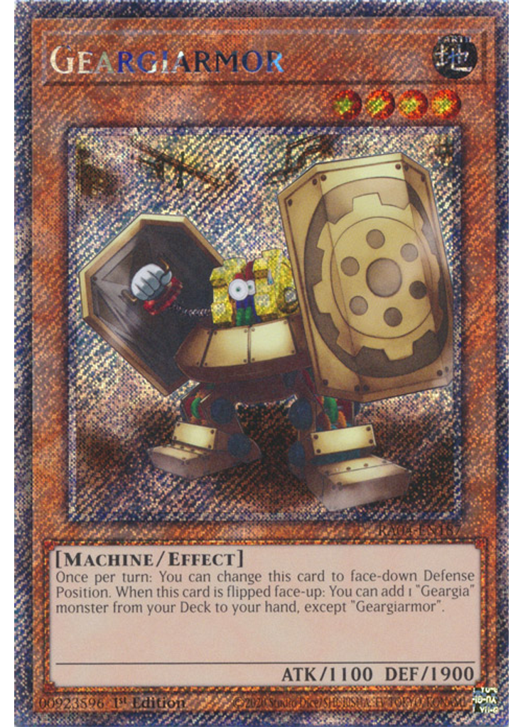 Geargiarmor (Platinum Secret Rare 1st Edition)