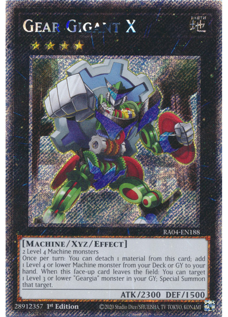 Gear Gigant X (Platinum Secret Rare 1st Edition)
