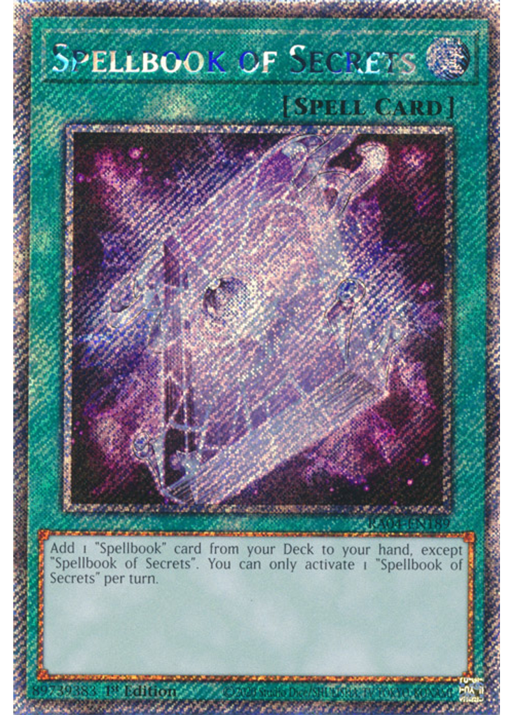 Spellbook of Secrets (Platinum Secret Rare 1st Edition)