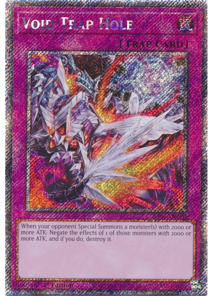 Void Trap Hole (Platinum Secret Rare 1st Edition)