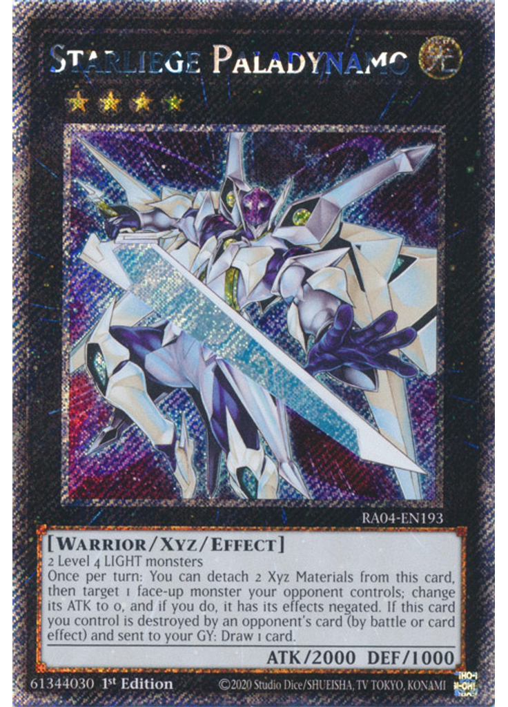 Starliege Paladynamo (Platinum Secret Rare 1st Edition)