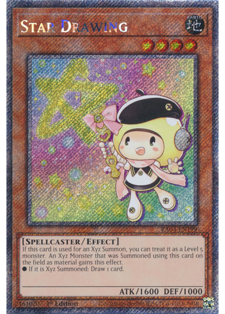 Star Drawing (Platinum Secret Rare 1st Edition)