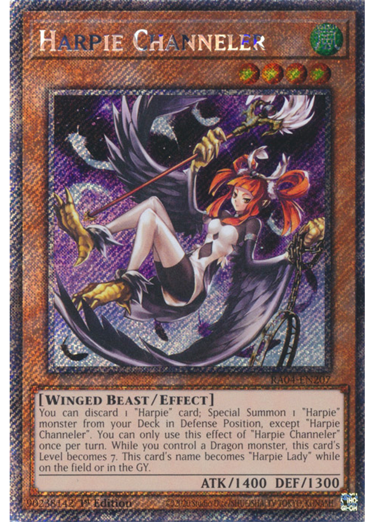 Harpie Channeler (Platinum Secret Rare 1st Edition)