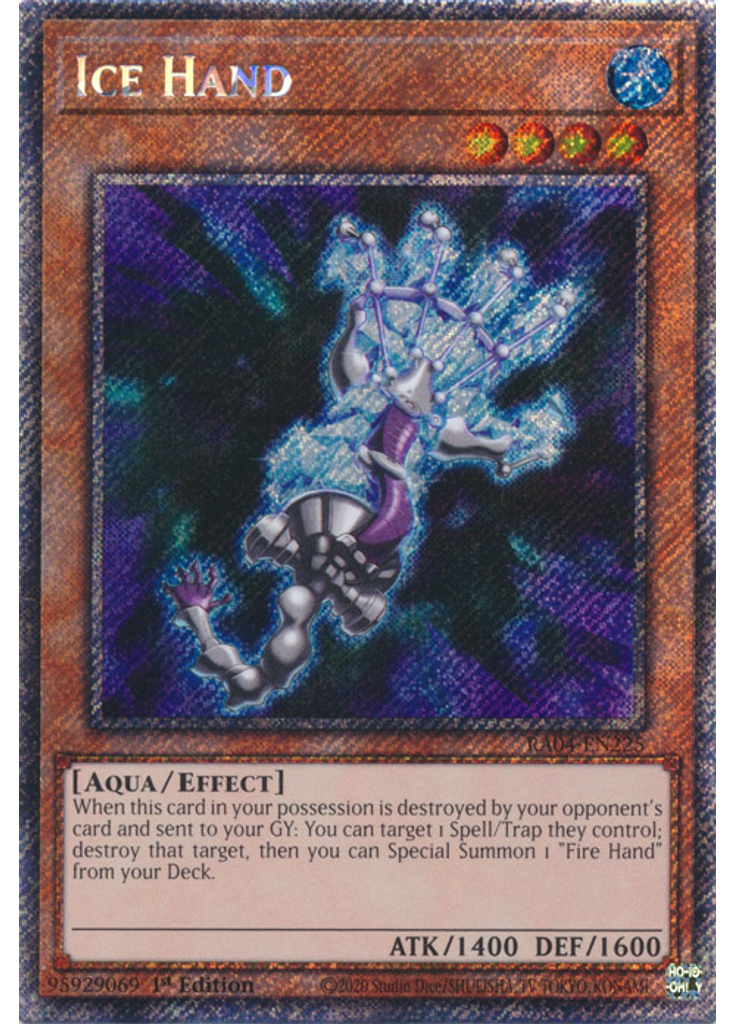 Ice Hand (Platinum Secret Rare 1st Edition)