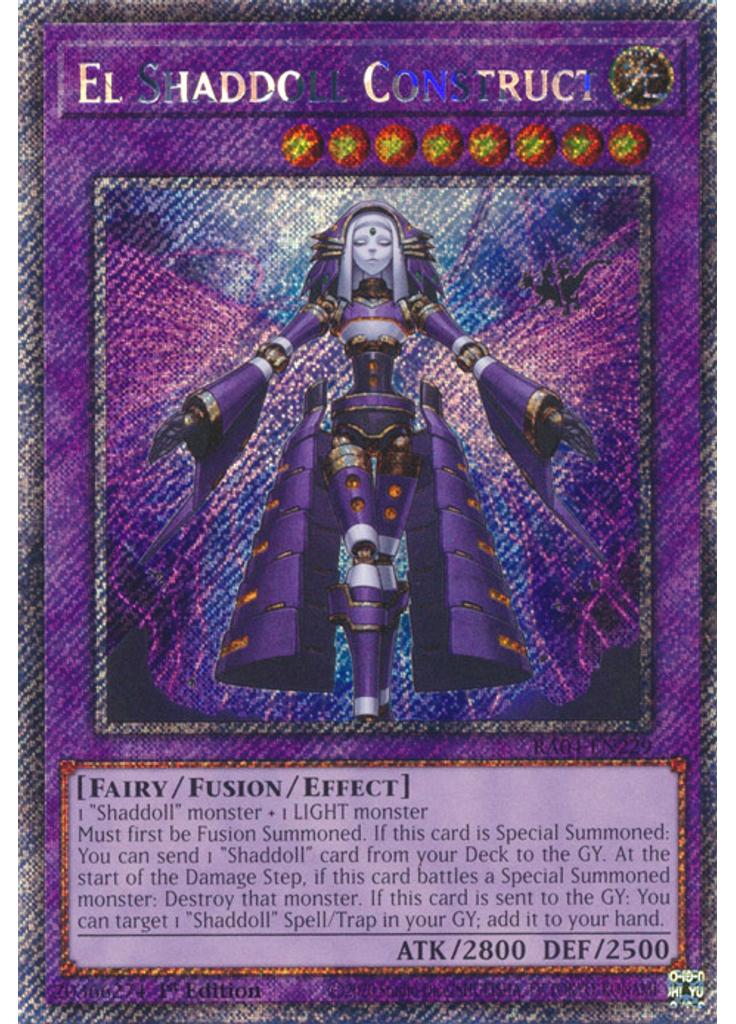 El Shaddoll Construct (Platinum Secret Rare 1st Edition)