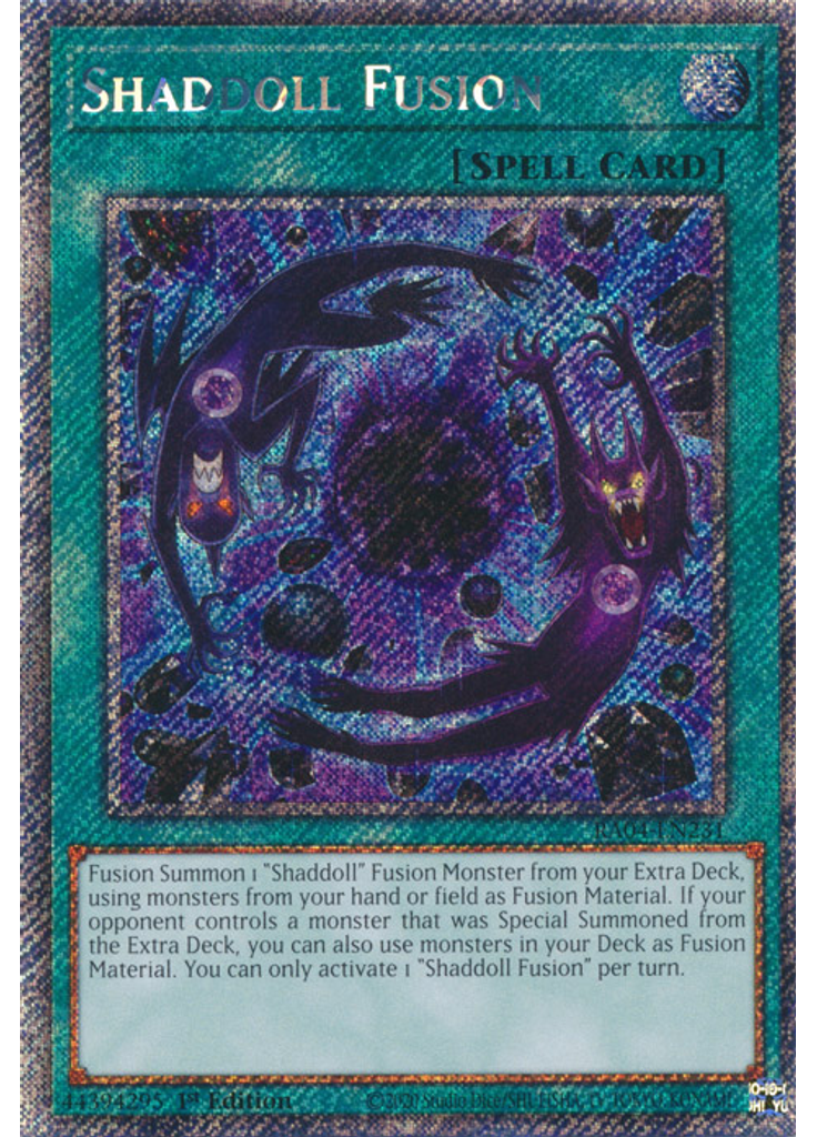 Shaddoll Fusion (Platinum Secret Rare 1st Edition)