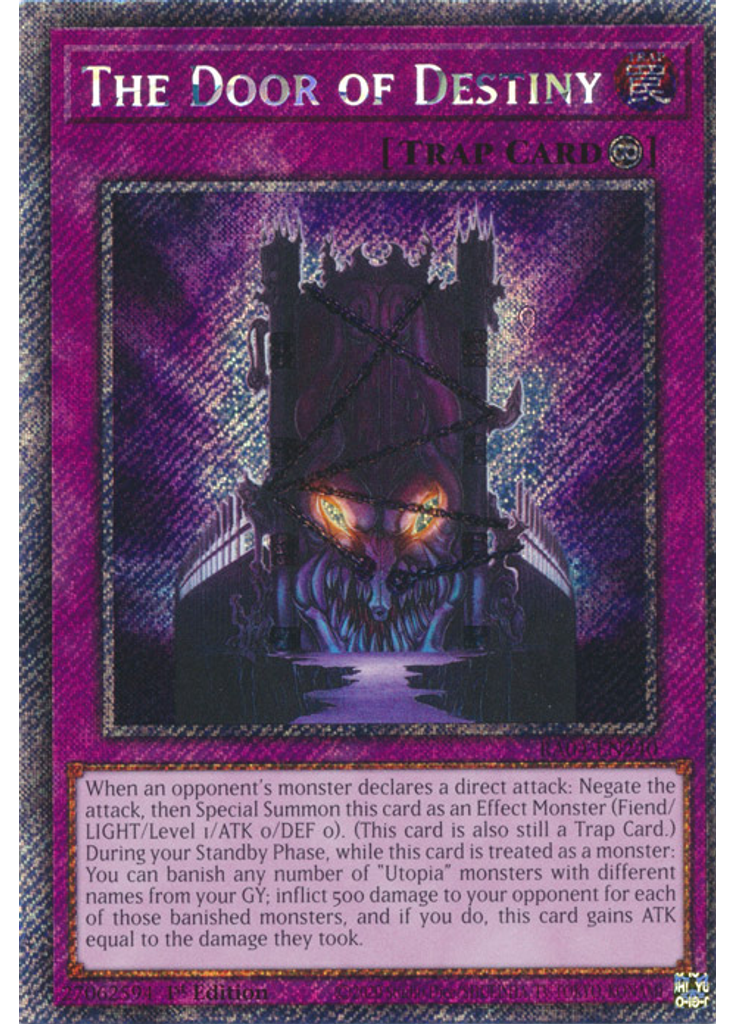 The Door of Destiny (Platinum Secret Rare 1st Edition)