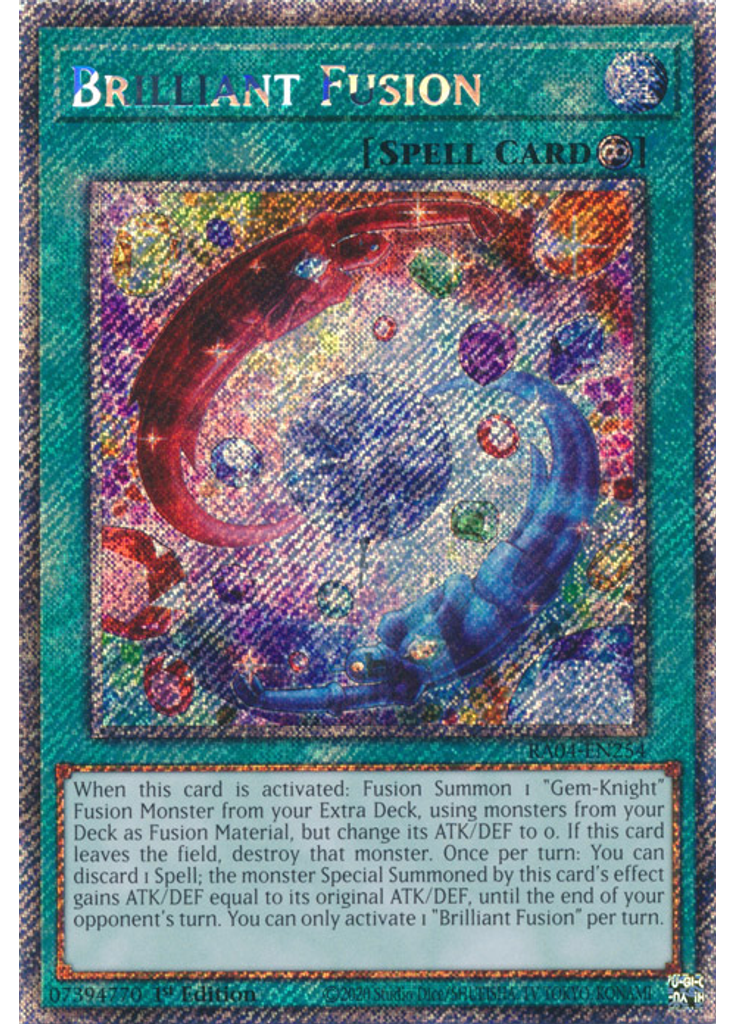 Brilliant Fusion (Platinum Secret Rare 1st Edition)