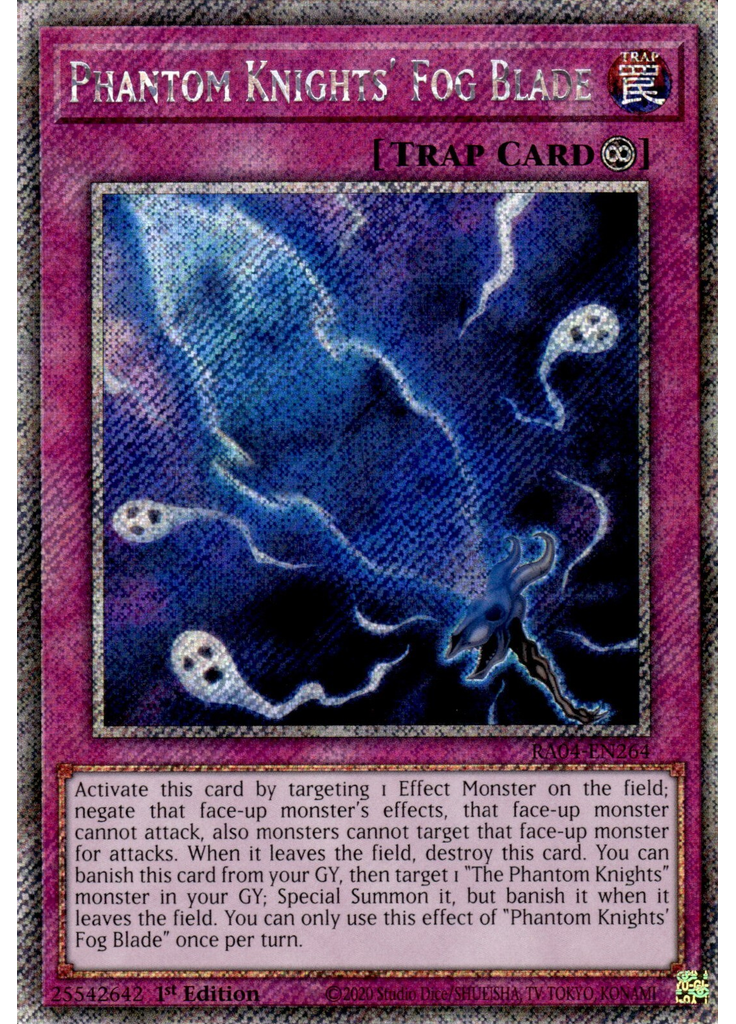 Phantom Knights' Fog Blade (Platinum Secret Rare 1st Edition)