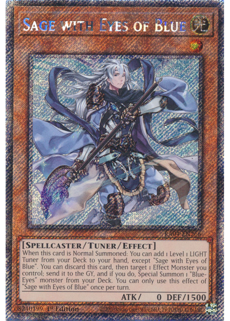 Sage with Eyes of Blue (Platinum Secret Rare 1st Edition)