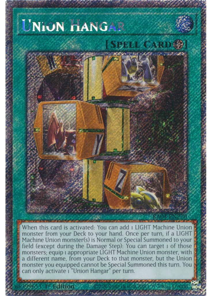 Union Hangar (Platinum Secret Rare 1st Edition)