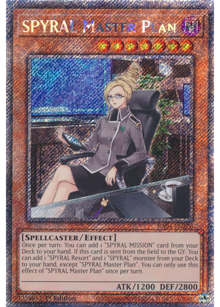 SPYRAL Master Plan (Platinum Secret Rare 1st Edition)