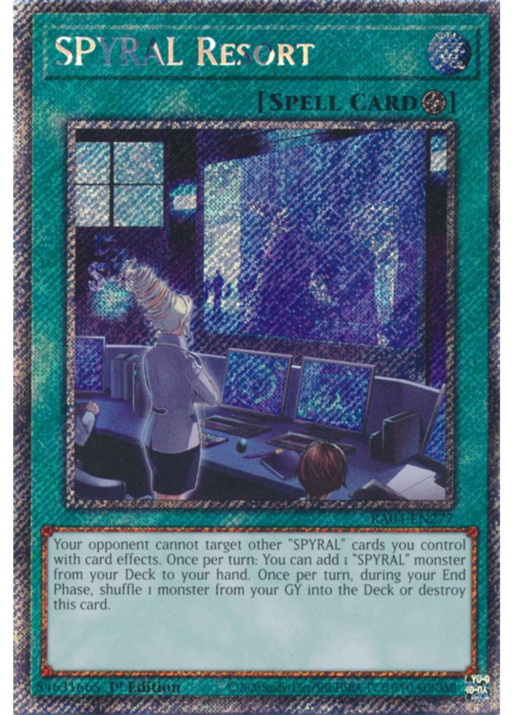 SPYRAL Resort (Platinum Secret Rare 1st Edition)