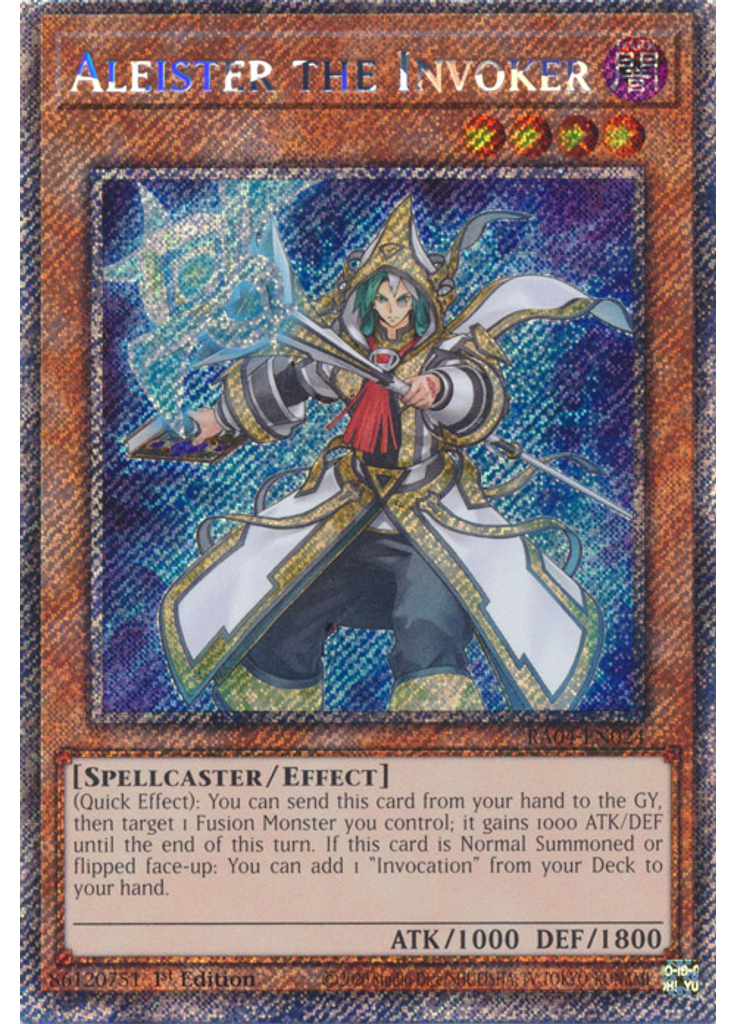 Aleister the Invoker (Platinum Secret Rare 1st Edition Alternate Art)