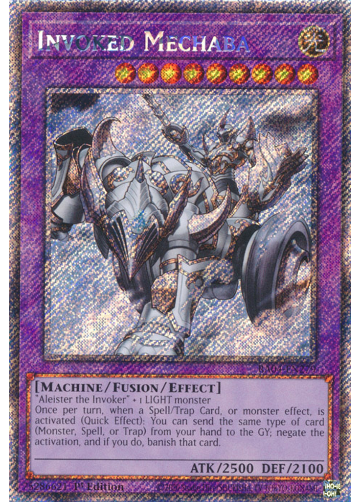 Invoked Mechaba (Platinum Secret Rare 1st Edition)