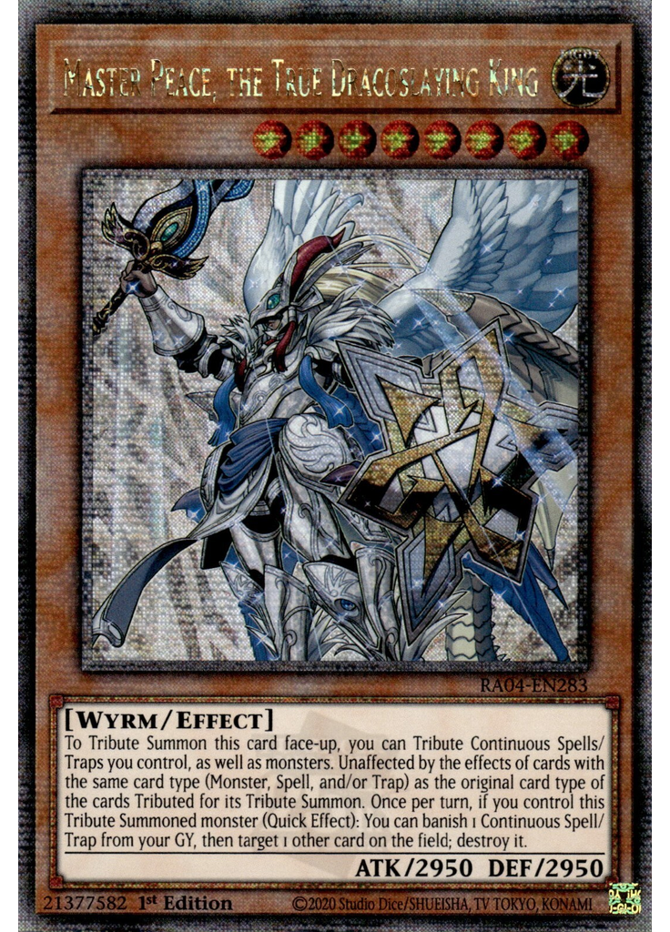 Master Peace, the True Dracoslaying King