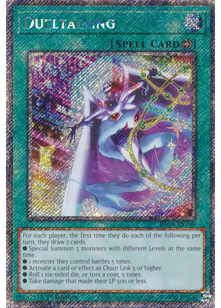 Dueltaining (Platinum Secret Rare 1st Edition)