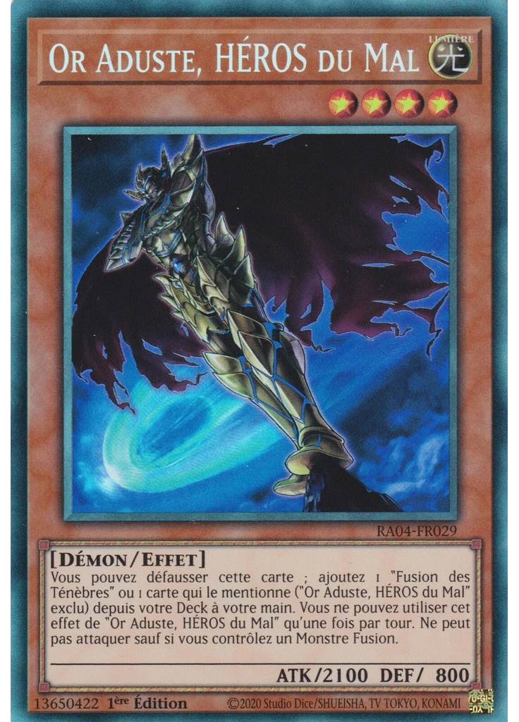 Or Aduste, HÉROS du Mal (Collectors Rare 1st Edition)