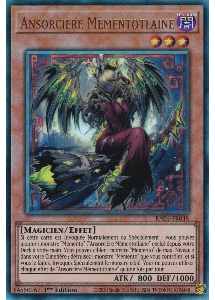 Ansorcière Mémentotlaine (Ultimate Rare 1st Edition)