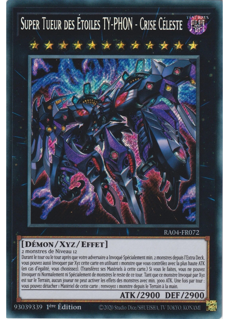 Super Tueur des Étoiles TY-PHON - Crise Céleste (Secret Rare 1st Edition)