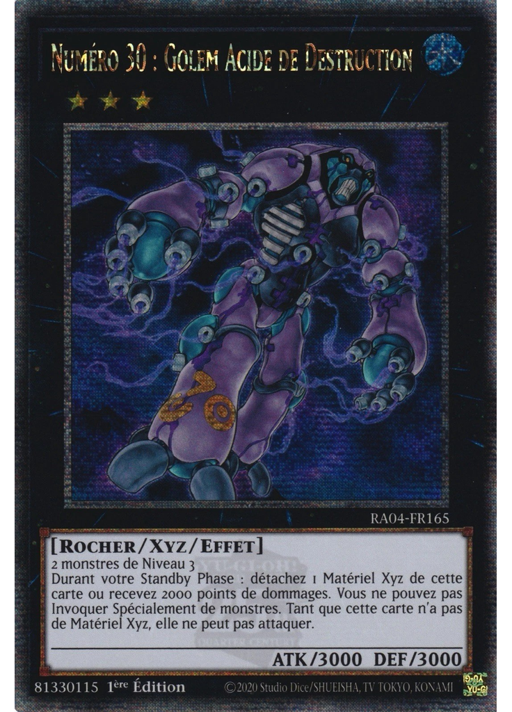 Numéro 30 : Golem Acide de Destruction