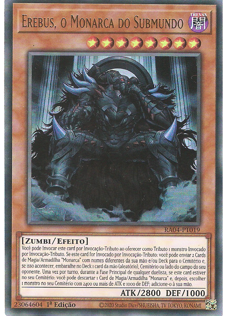 Erebus, o Monarca do Submundo (Ultra Rare 1st Edition)
