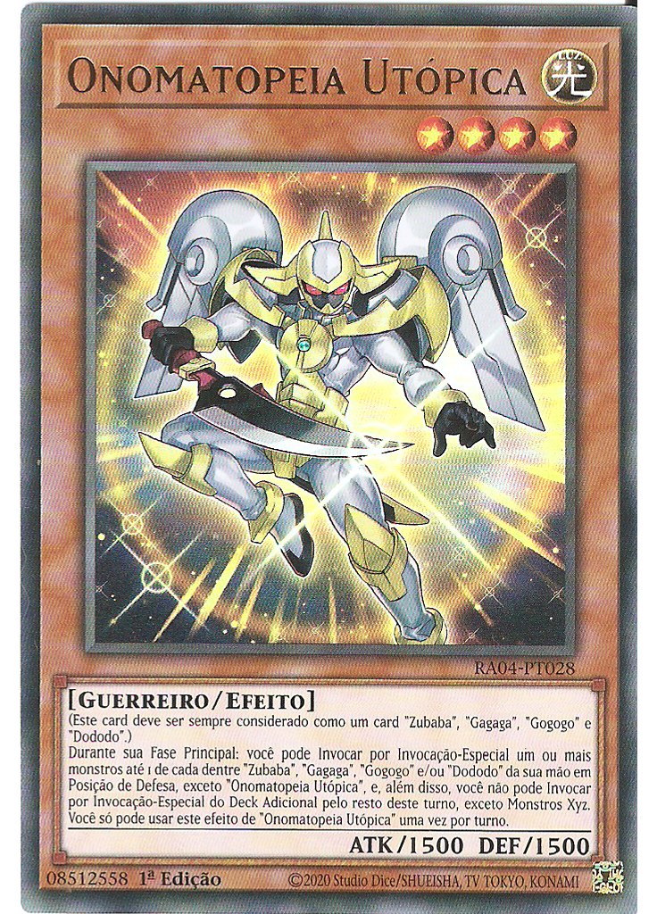 Onomatopeia Utópica (Ultra Rare 1st Edition)
