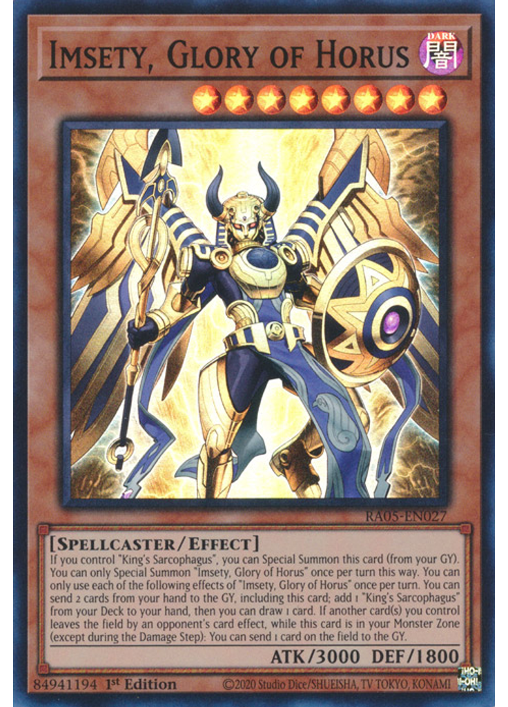 Imsety, Glory of Horus