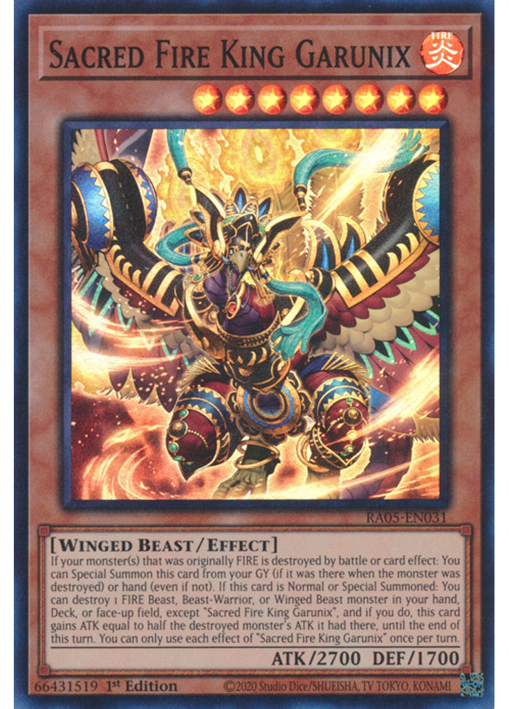 Sacred Fire King Garunix