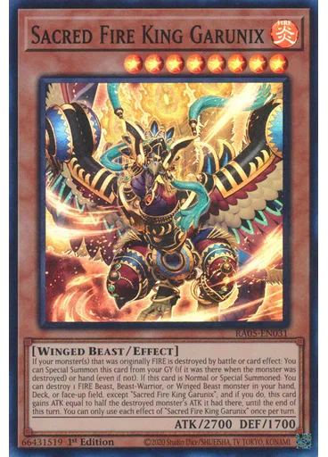 Sacred Fire King Garunix