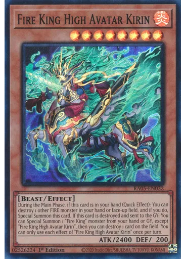 Fire King High Avatar Kirin