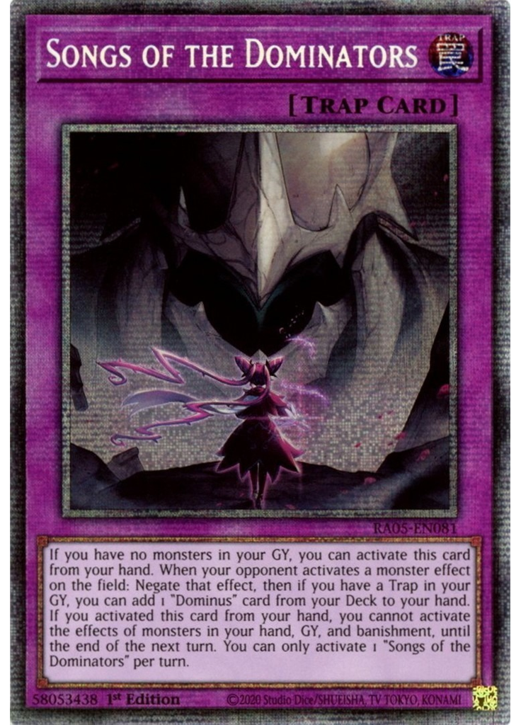 Songs of the Dominators (Starlight Rare 1st Edition)