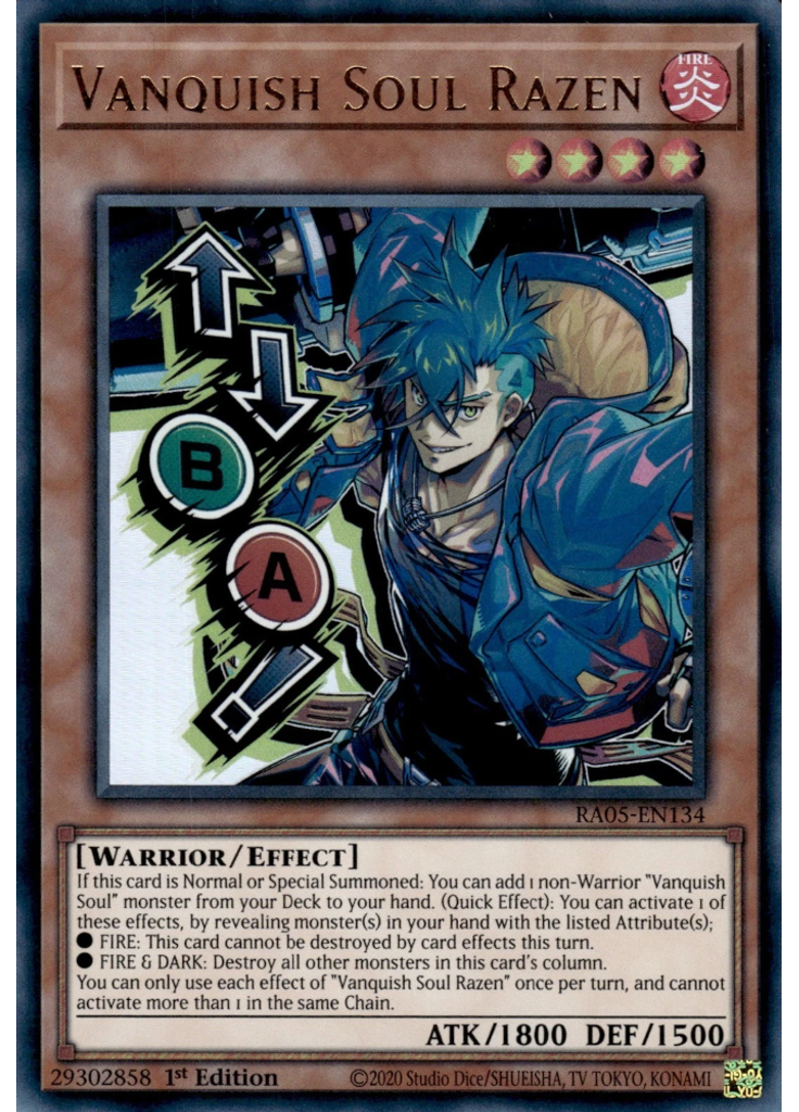 Vanquish Soul Razen (Ultra Rare 1st Edition Alternate Art)
