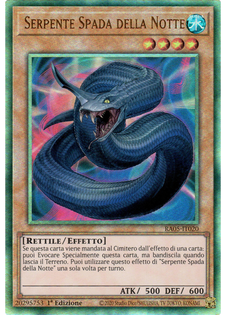 Serpente Spada della Notte (Ultimate Rare 1st Edition)