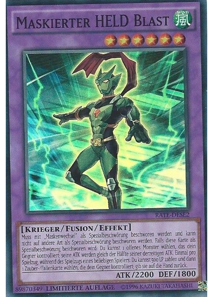 Maskierter HELD Blast